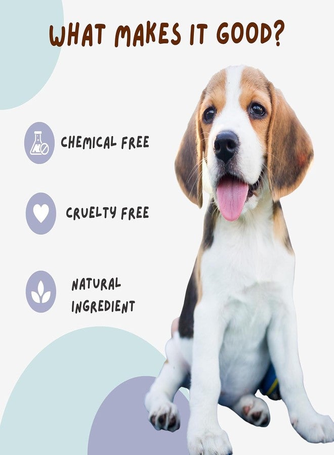 Coco Crush Pet Essentials Combo - 100% Natural Liquid Toothpaste, Toothbrush, Virgin Coconut Oil, & Paw Balm | Organic Ingredients, Ingestion safe | For Dogs, Cats, Puppies, Kittens (50g toothpaste, brush, 25g balm, & 50g coconut oil; 125g) - Image 4